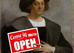 Open: Columbus Day for PUBLIC GAMES!